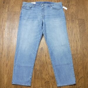 GAP Straight Fit Gap Flex 365 Temp Flat Front Denim Blue Jean Pant